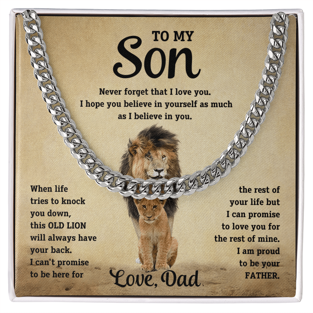 To My Son, I Am Proud To Be Your Father, Love, Dad